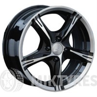 LS Wheels LS137 6.5x15 4x98 ET 32 Dia 58.6 (BKF)